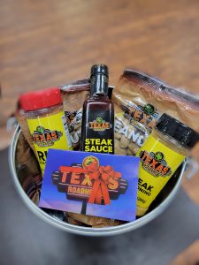Gift Card and Seasoning Basket by Texas Roadhouse